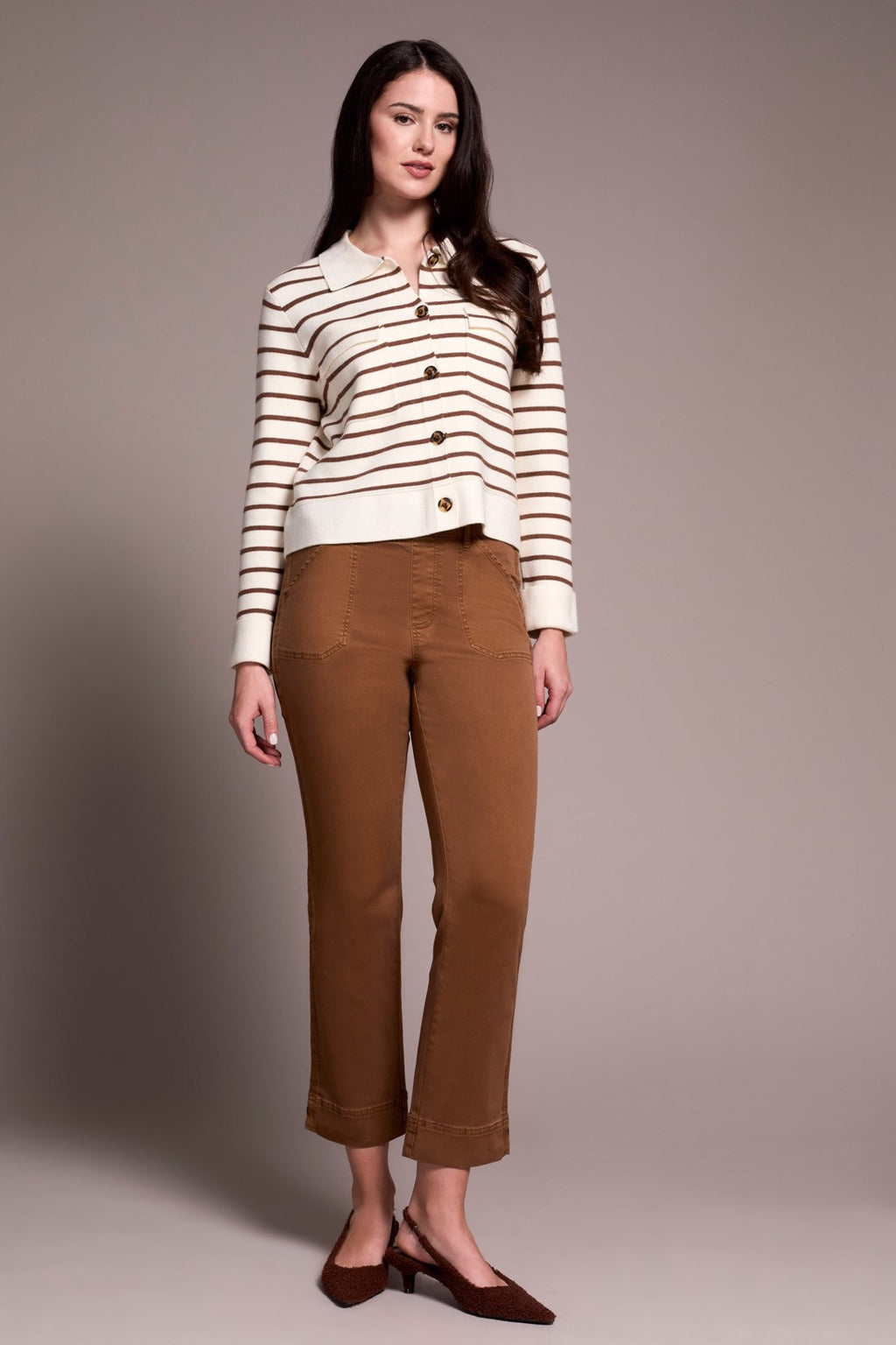 Classic Stretch Pull-On Ankle Pant
