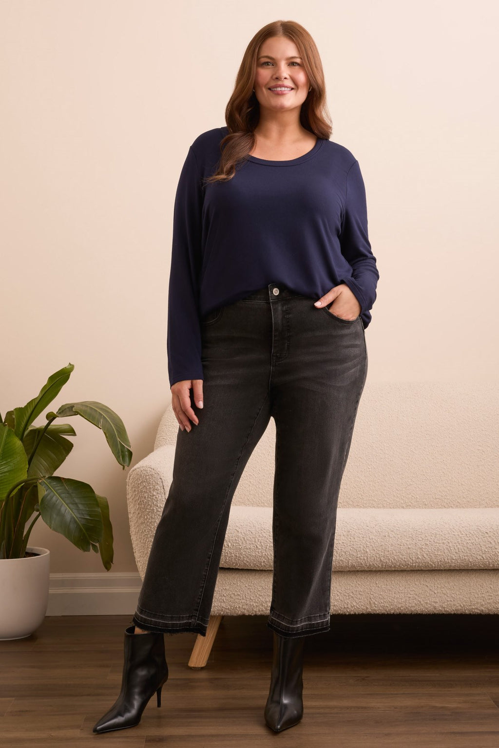SOPHIA TRUE VINTAGE CURVY MICRO FLARE JEANS