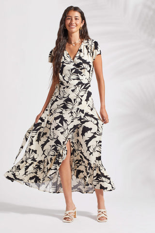 alt view 2 - PRINTED MAXI DRESS WITH SHORT SLEEVES-Wailea