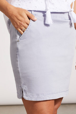 alt view 2 - PULL-ON SKORT WITH ROUNDED SIDE SLITS-Zenblue