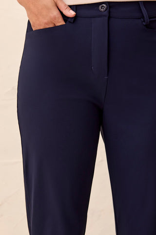 30" Breathable Technical Straight-Leg Pants-Deepblue