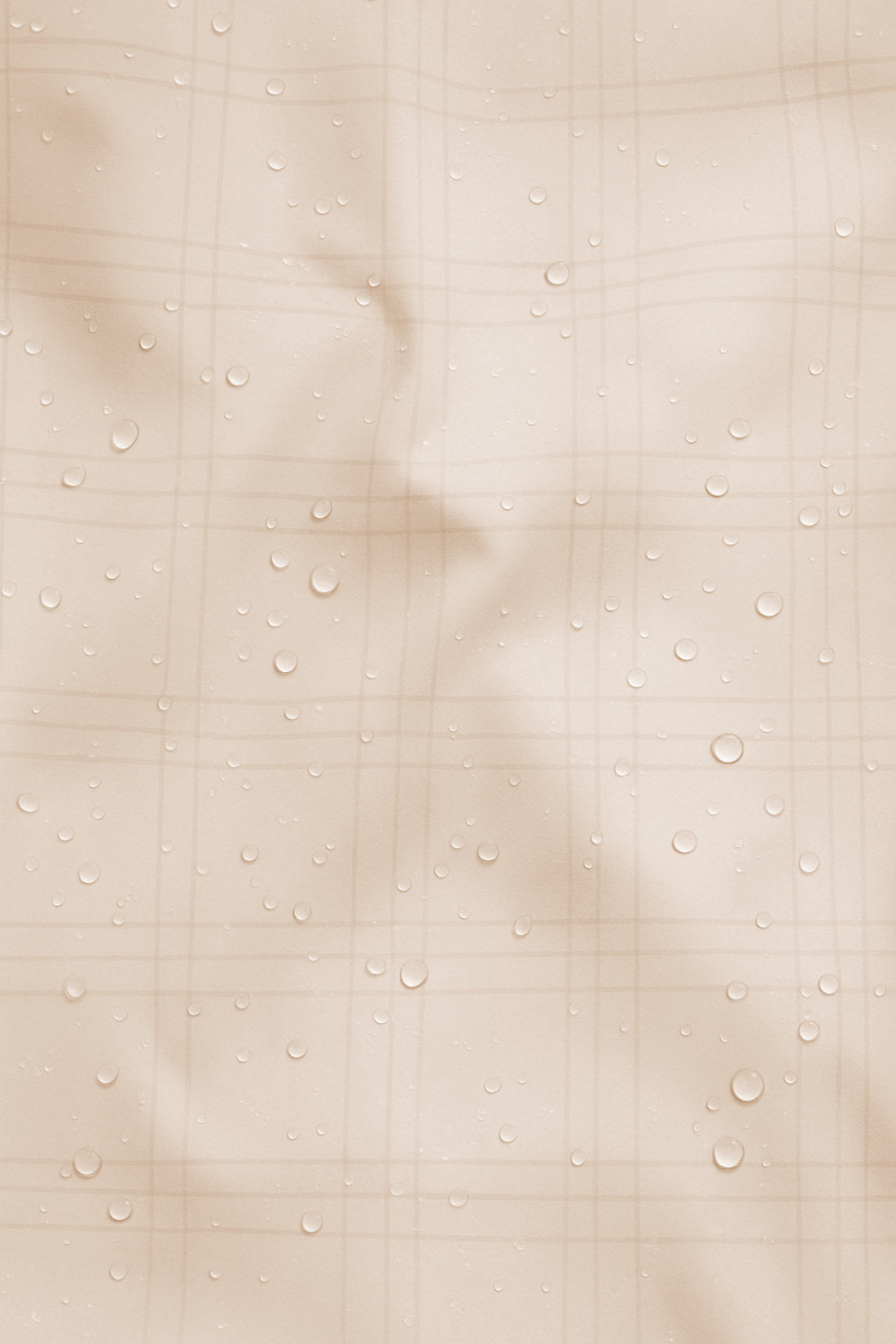 Veste de pluie hydrochromatique et déperlante Stormie (à carreaux lorsqu'elle est mouillée) - Grès