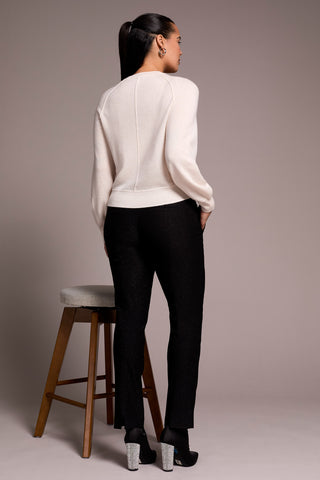 Signature Cashmere Deluxe Sweater-Moonstone