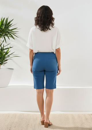 Flatten It® Pull-On Bermuda Shorts-Turkishsea
