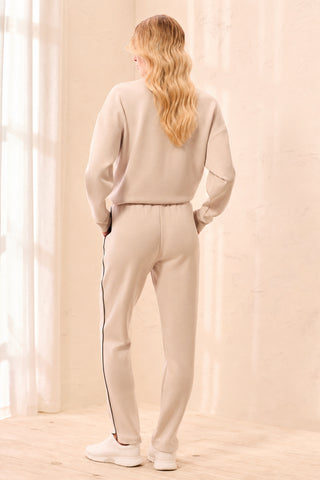 Pantalon Jogging En Maille TECHNO LUX SCUBA-Dune de sable