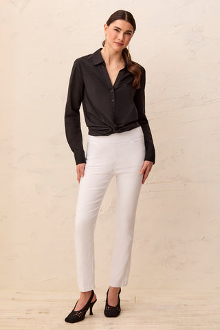 Performance Stretch Flatten It® Slimming Ankle Pants-White