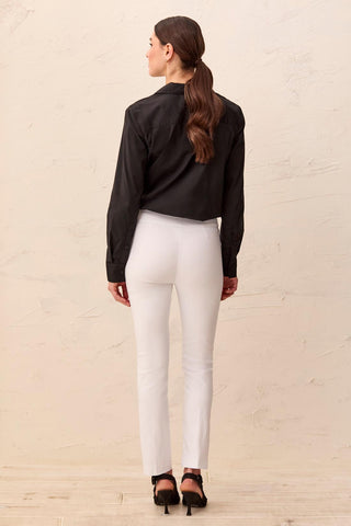 Performance Stretch Flatten It® Slimming Ankle Pants-White
