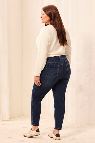 Jean Sophia Curvy Filiforme À La Cheville-Océan Profond