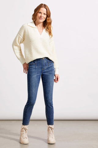 AUDREY ICON PULL-ON ANKLE SKINNY JEANS-Bluemoon