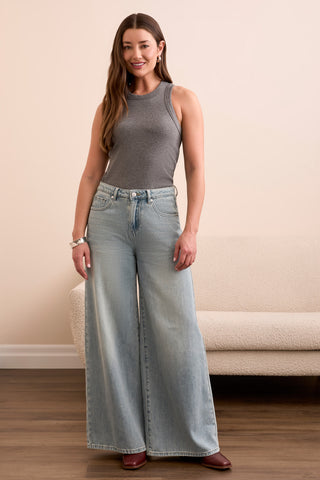 BLUE THREAD JENNA Drama Wide Leg Denim Jeans-Outoftheblue