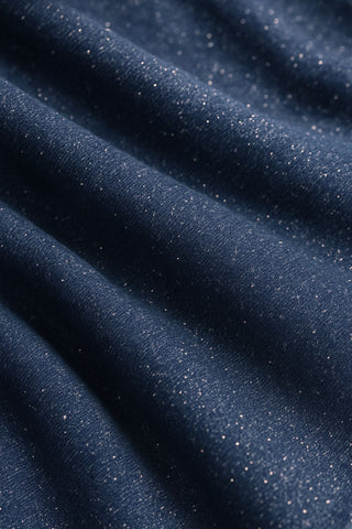 Audrey Mid Rise Pull-On Slim Ankle Glitter Jeans-Goldrinse