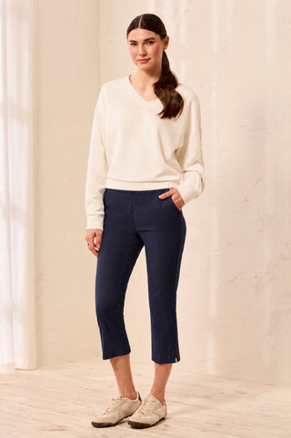Year Round Basics Flatten It® Pull-On Capris-Jet blue