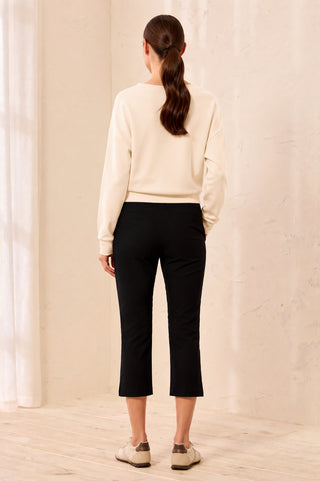 Year Round Basics Flatten It® Pull-On Capris-Black