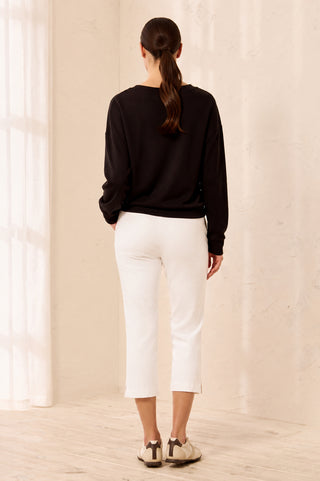 Year Round Basics Flatten It® Pull-On Capris-White
