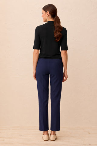 Year Round Basics Flatten It® Pull-On Ankle Pants-Jet blue