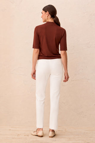 Year Round Basics Flatten It® Pull-On Ankle Pants-White