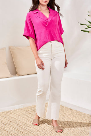 Audrey Hugging Flare Leg Boundless Stretch Denim-White