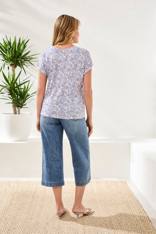 Cap Sleeve Wear Two Ways Top-Saltwater