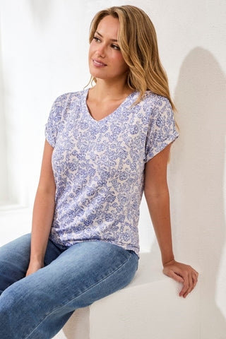 Cap Sleeve Wear Two Ways Top-Saltwater