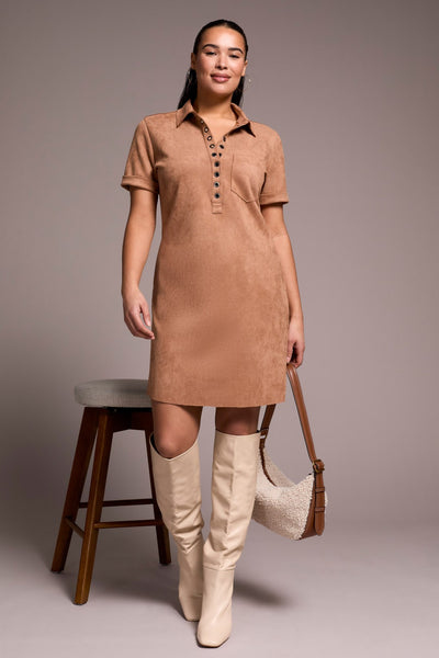ワンピース MOWALOLA POLO DRESS BROWN ワンピース MOWALOLA POLO DRESS BROWN POLO DRESS BROWN – MOWALOLA