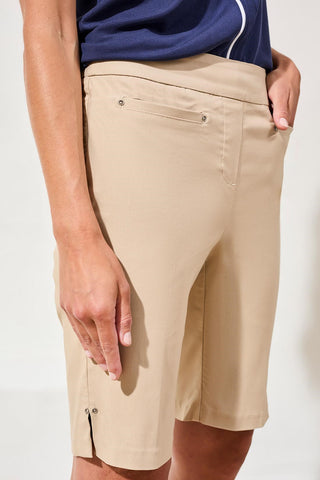 Flatten It® Pull-On Bermuda Shorts-Beach