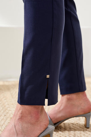 Flatten It® Slim Pull-On Ankle Pants-Jet blue