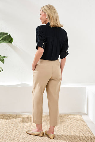 Flatten It® Wide Leg Pull-On Capris Pants-Beach