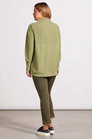 alt view 3 - FUNNEL NECK TUNIC-H clover leaf