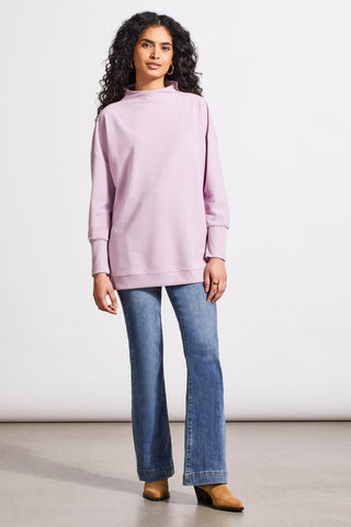 alt view 2 - FUNNEL NECK TUNIC-H lavender blush