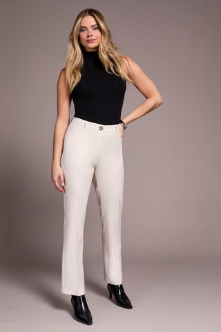 Signature Luxury Twill Straight-Leg Trouser-Moonstone