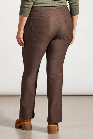 alt view 3 - MICROFLARE FLATTEN IT® PULL-ON PANTS WITH BACK POCKETS-Coffee