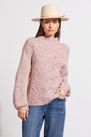 alt view 1 - OVERSIZED FUNNEL NECK SWEATER-Deeprose