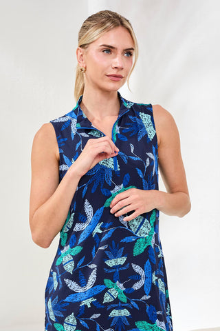 Performance Dress-Blue surf