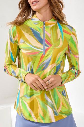 Performance Long Sleeve Top-Limetart