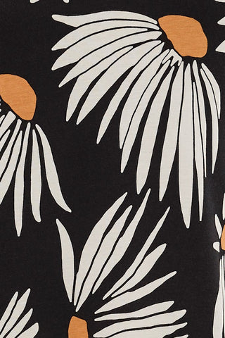 Reversible A-Line Dress-Black