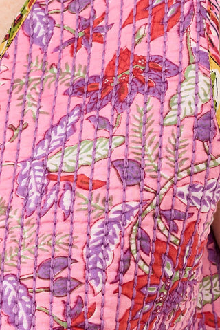 Reversible Textured Sleeveless Vest-Rosesilk