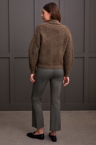 alt view 3 - SHAWL COLLAR CARDIGAN-Dk.walnut