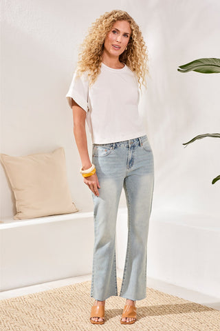 Sophia Curvy 90S Straight Leg Denim Jeans-Westcoast