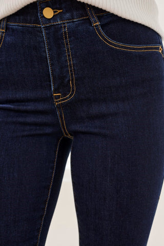 Sophia Curvy Micro Flare Jeans-Rinse