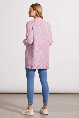 alt view 4 - SWEATER CARDIGAN WITH PATCH POCKETS-Lavender blush