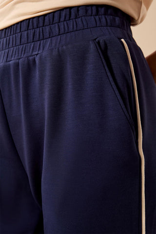 Pantalon Jogging En Maille TECHNO LUX SCUBA-Bleu Jet