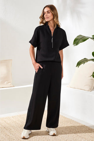Techno Lux Pull-On Pant Combo-Black