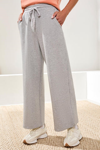 Techno Lux Pull-On Pant Drawcord-Lt.grey mix