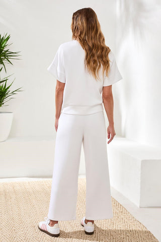 Techno Lux Pull-On Pant Drawcord-White
