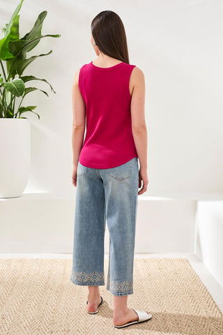 Débardeur Réversible 2 En 1-Gardénia