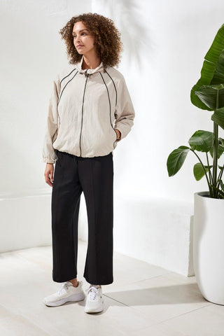 Zip Front Jacket-Sanddune