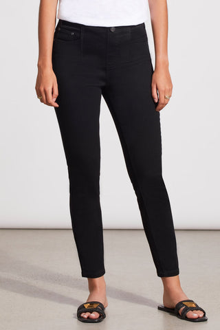 alt view 1 - AUDREY ICON PULL-ON ANKLE SKINNY JEANS-Black