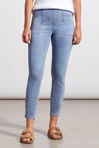 alt view 1 - AUDREY ICON PULL-ON ANKLE SKINNY JEANS-Vistablue