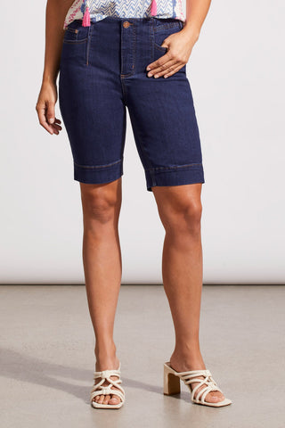 alt view 2 - AUDREY ICON PULL-ON BERMUDA JEANS-Rinse