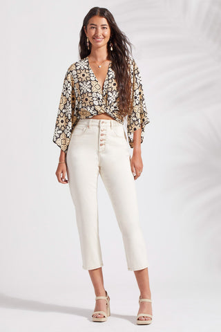 alt view 4 - BROOKE HIGH RISE CROP JEANS WITH BUTTON-UP FLY-Ecru